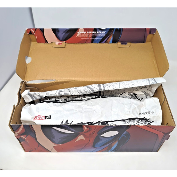RARE DC Shoes Marvel Deadpool Collection Manual Skate slides Size 9 sandals main image 7